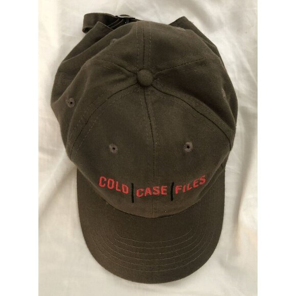 Headshots Cold Case Files Baseball Cap Hat Olive Green Strapback True Crime - Picture 6 of 8